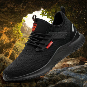 Svarte Arbeidssko / Vernesko med Ståltær