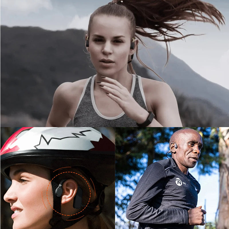 Bone Conduction Hodetelefoner - Bluetooth trådløst headset