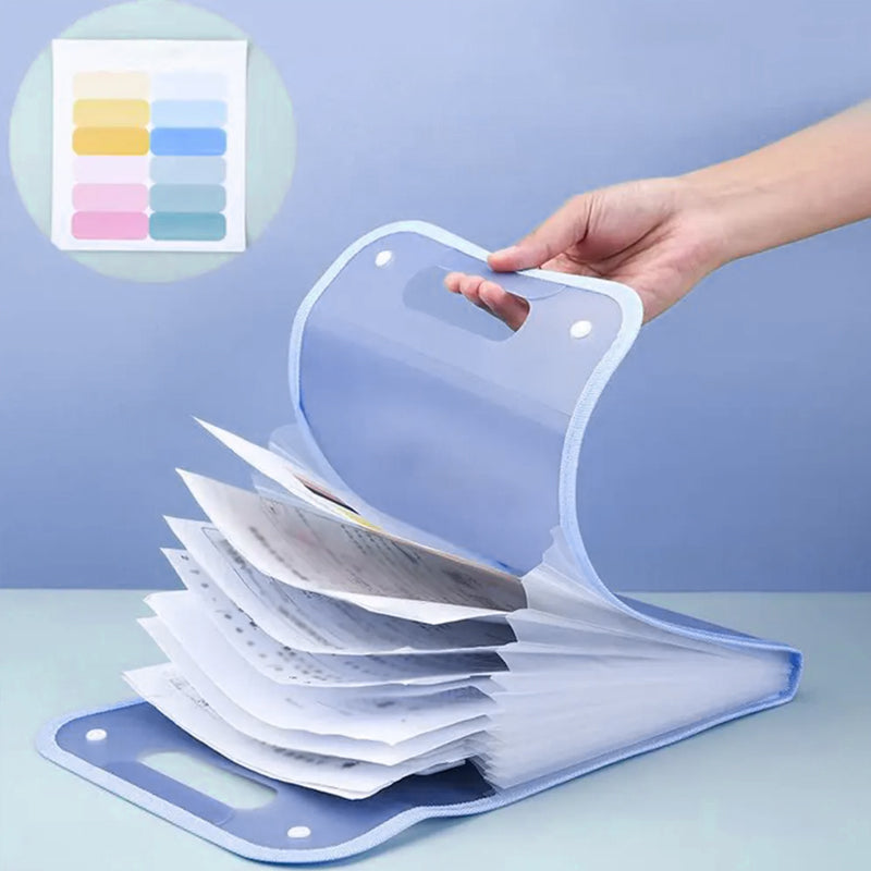 Typert Vertikal trekkspillpose A4-papirmappe