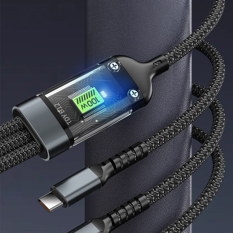 Superrask ladet 3-i-1 datakabel