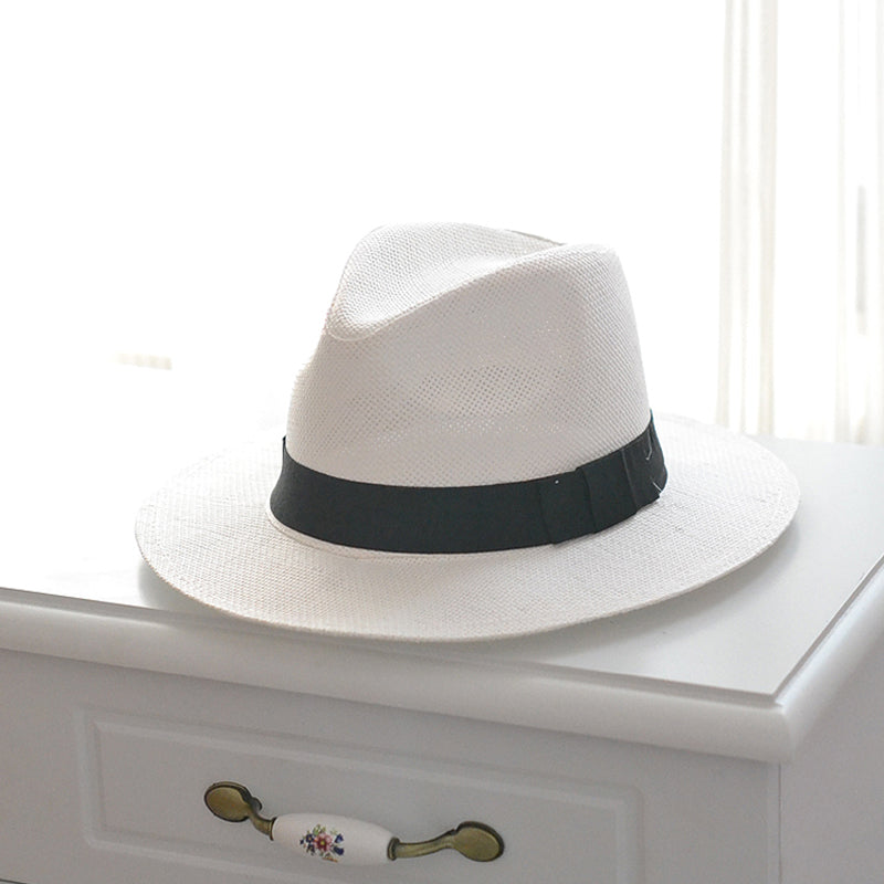 Klassisk solhatt med stor kant