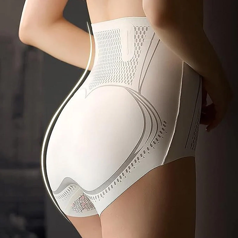 Ice Silk Ionic Fiber Belly Control-underbukser med ionisk fiber