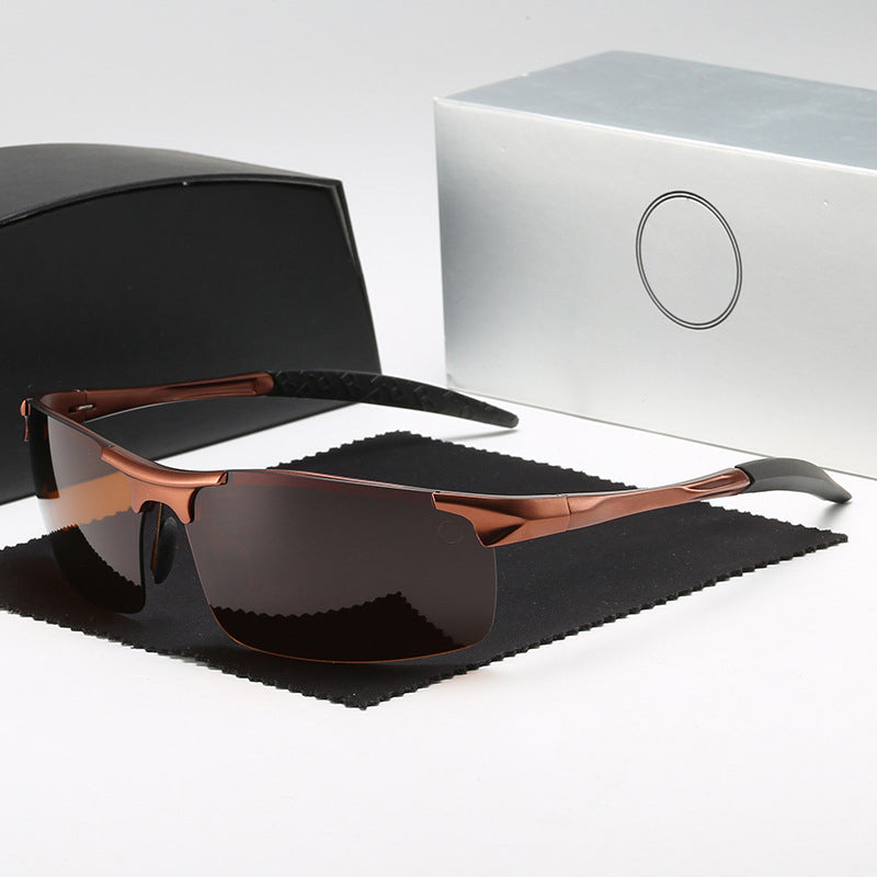 Photochromic solbriller for menn med antirefleks polarisert linse