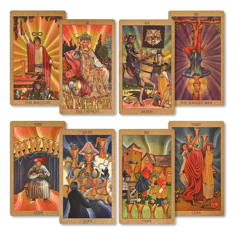 Tarot i gullfolie