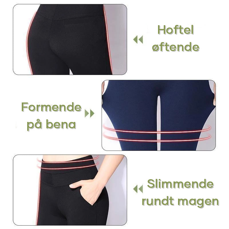Stretchbukser med lett sleng for kvinner
