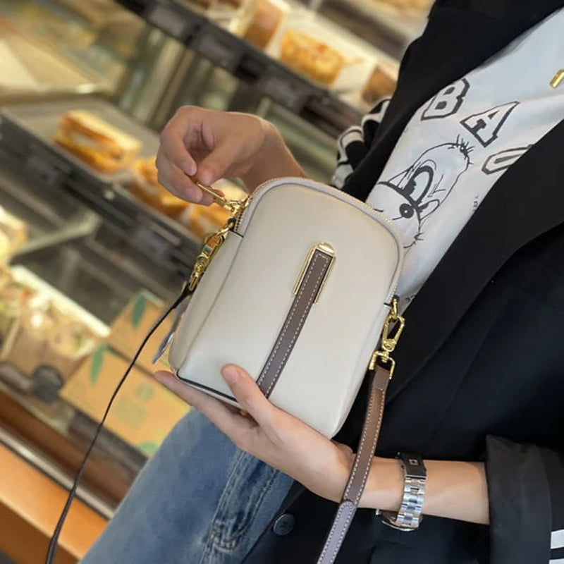 Lettvekts mini-crossbody-skulderveske til mobiltelefonen