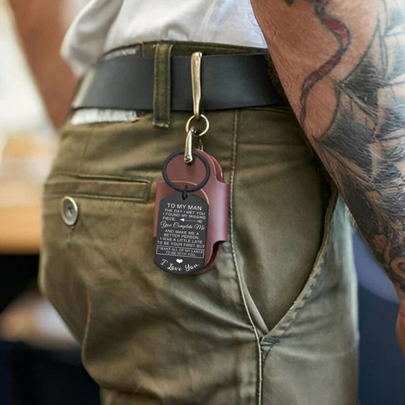 Jeg vil at alle mine varer skal være med deg nøkkelring