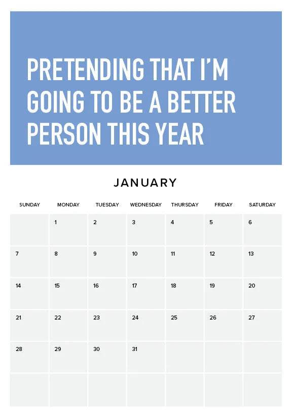 Det er vanskelig å være voksen 2024 Kalender