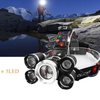 3LED/5LED Hodelykt (inkluderer ikke batterier)