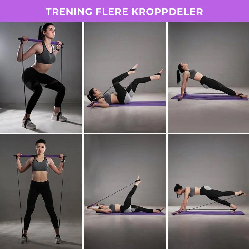 Bærbart Pilates Bar Sett