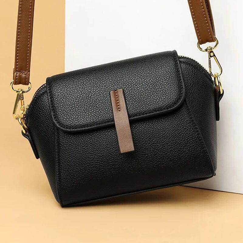 Lett luksus mykt skinn Crossbody-veske