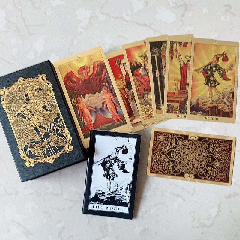 Tarot i gullfolie