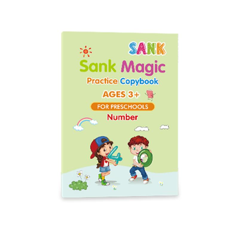 Magisk Håndskrift Praksis Copybook