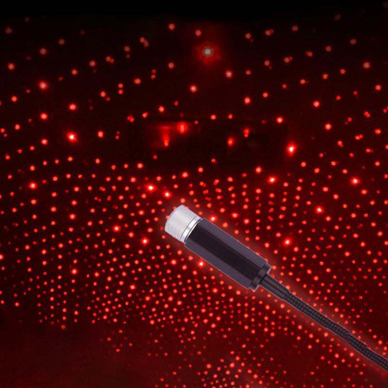 Romantisk USB-nattlampe for bil og hjemmetak