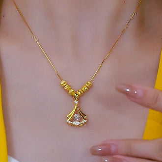 Smart Ginkgo Leaf Halskjede