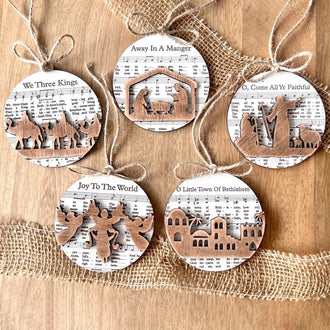 Musikkark Nativity Ornament