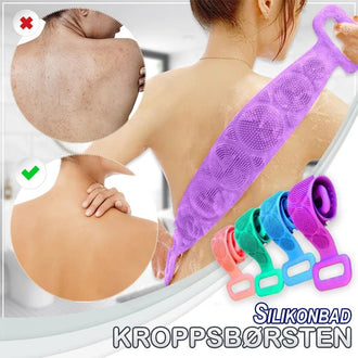 Kroppsbørste av silikon