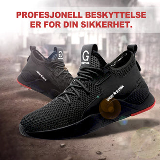 Pustende og deodorant arbeidssko