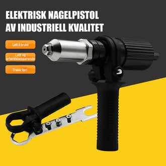 Profesjonelt popnaglersett 🛠Med 4 stk. Ulike dyseskruer