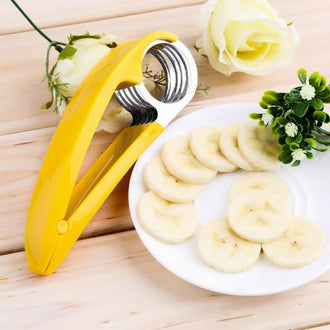 Stainless steel banana cutter