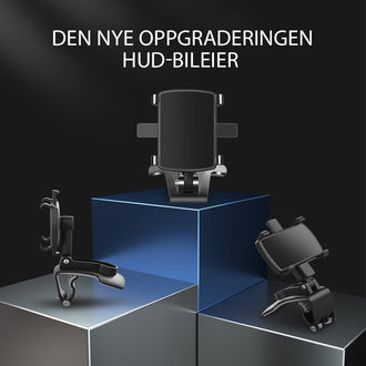 Dashbordtelefonholder med nummerplate