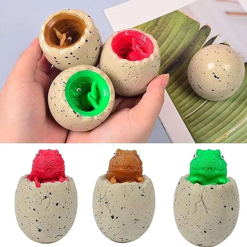 Klemmeleketøy med dinosauregg