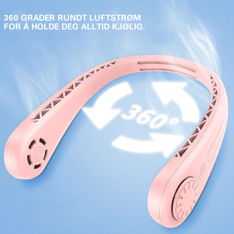 Mini bærbar halshengende vifte