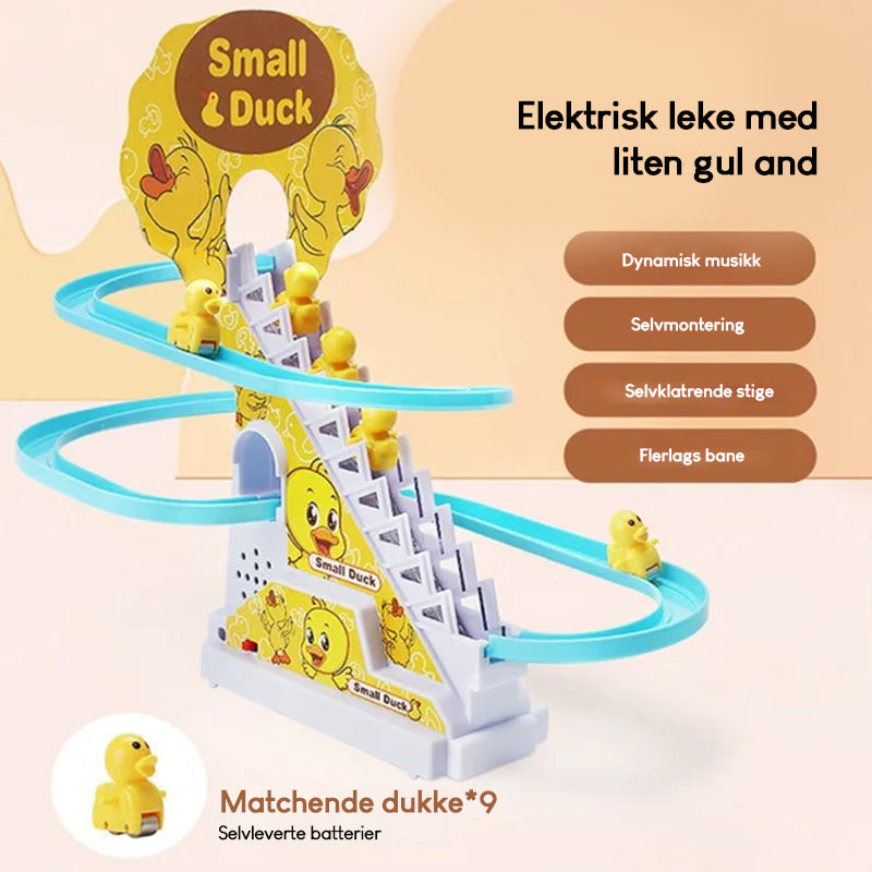 Elektrisk Duck Slide Track med lys og musikk