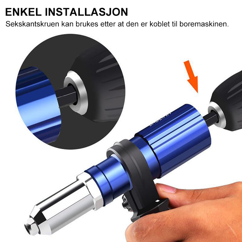 Naglepistol Boremaskin Adapter