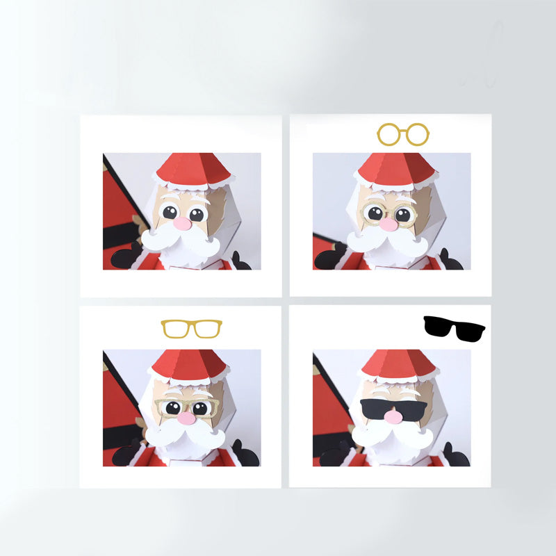 🎅3D Julenissen Prank Pop-up Box kort🥳