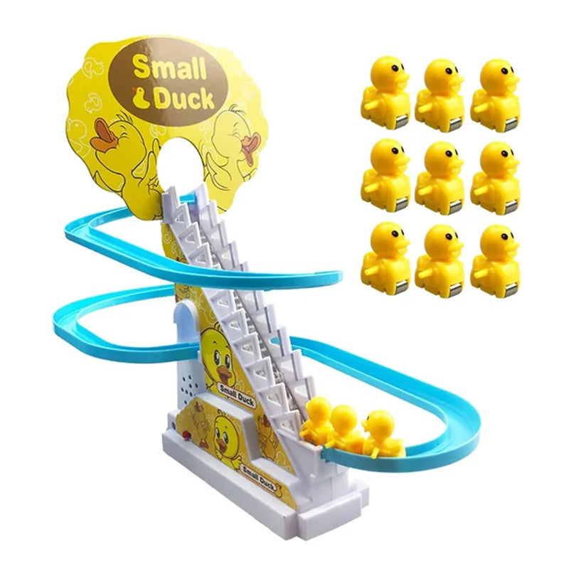 Elektrisk Duck Slide Track med lys og musikk