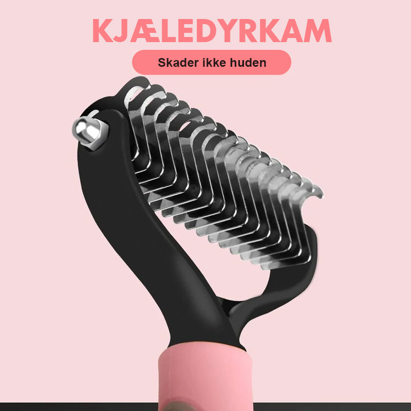 kjæledyr pleie tosidige kam