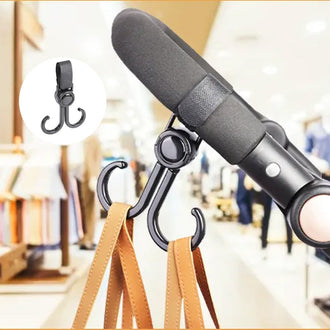 Barnevognkroker for oppheng av bleievesker