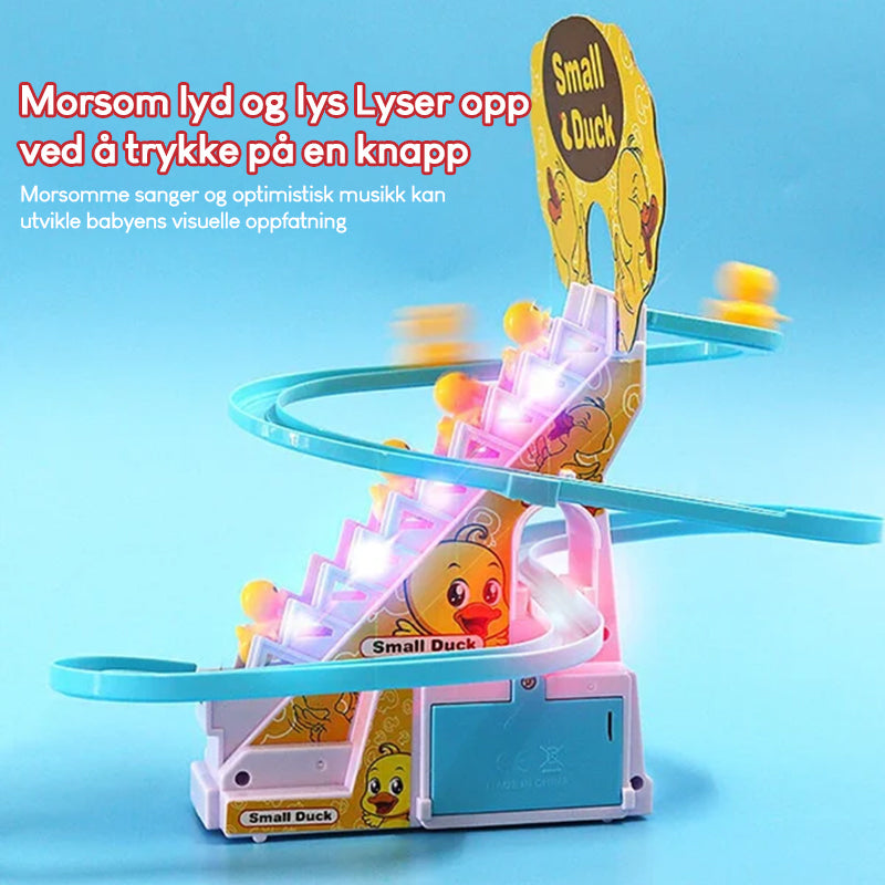 Elektrisk Duck Slide Track med lys og musikk