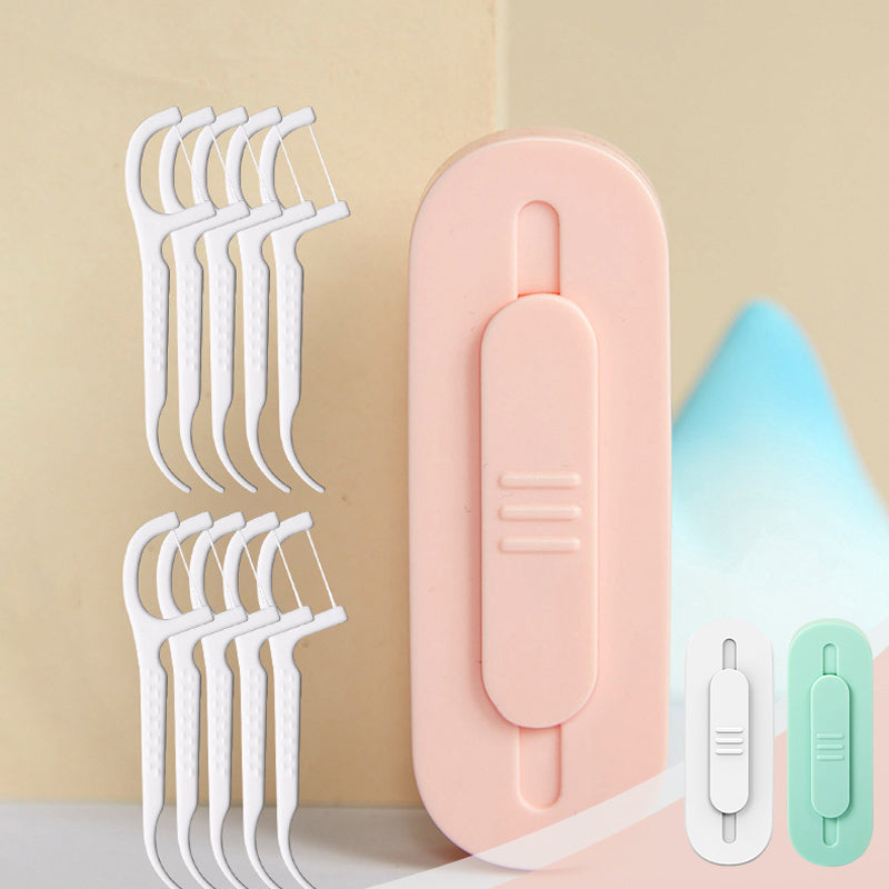 Bærbar Toveis Flossdispenser