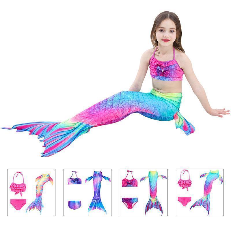 Havfrue badedrakt- barn bikini-sett