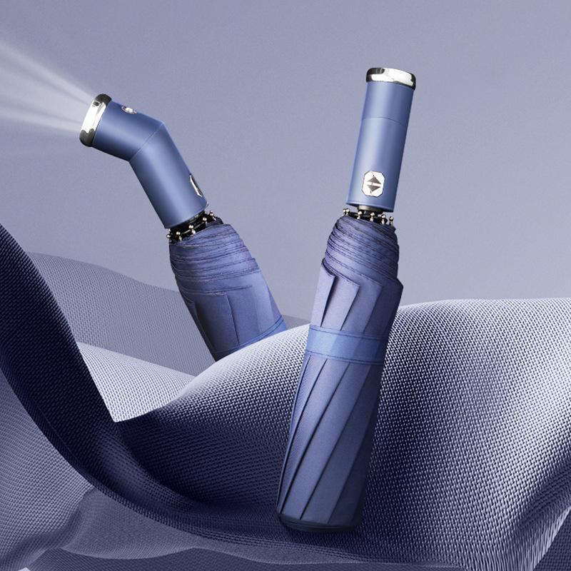 LED vindtett paraply