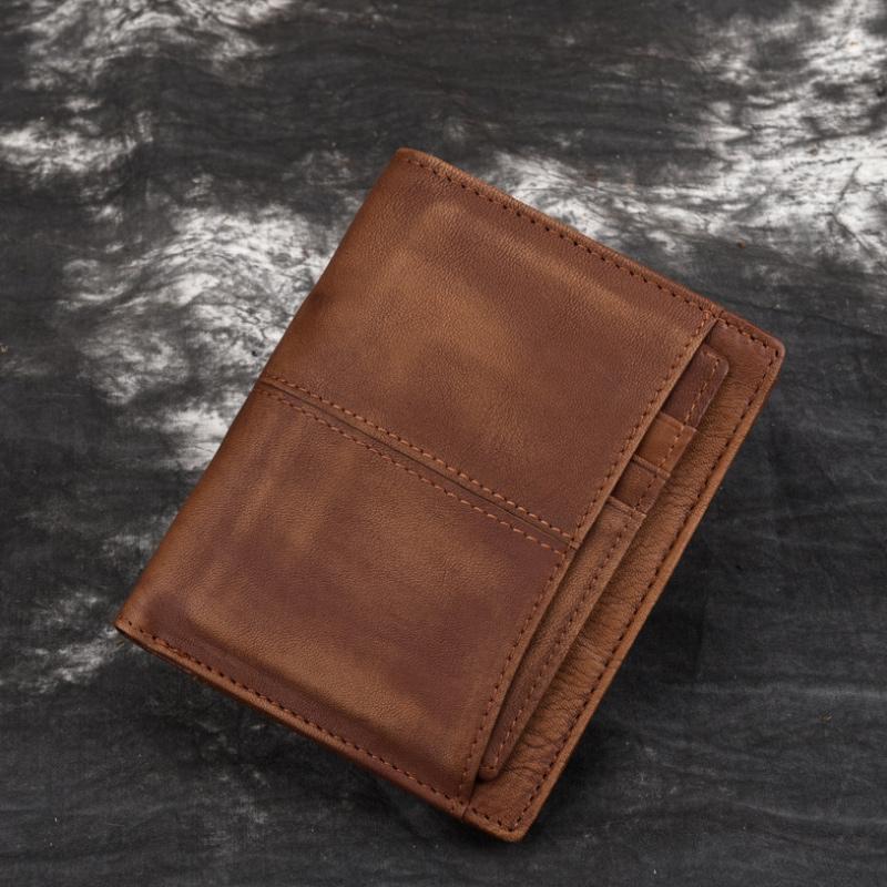 RFID Vintage Lær Lommebok