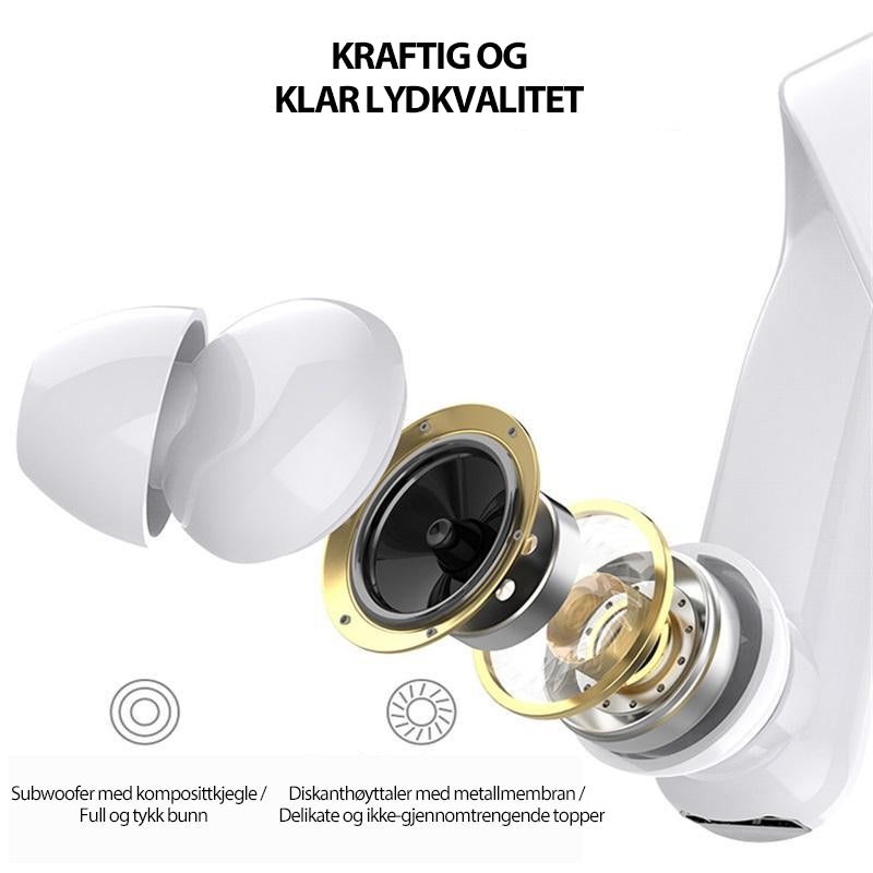 Hengende øretype Bluetooth-headset