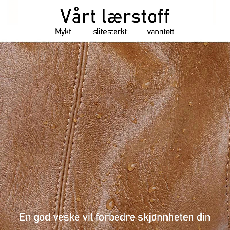 Multifunksjonell PU-ryggsekk for kvinner