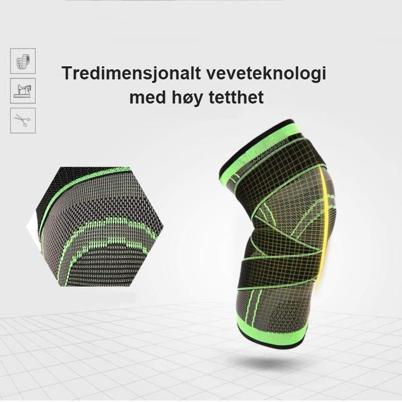3D Design Knebøyle Med Justerbar Stropp For Smertelindring (Enkelt)