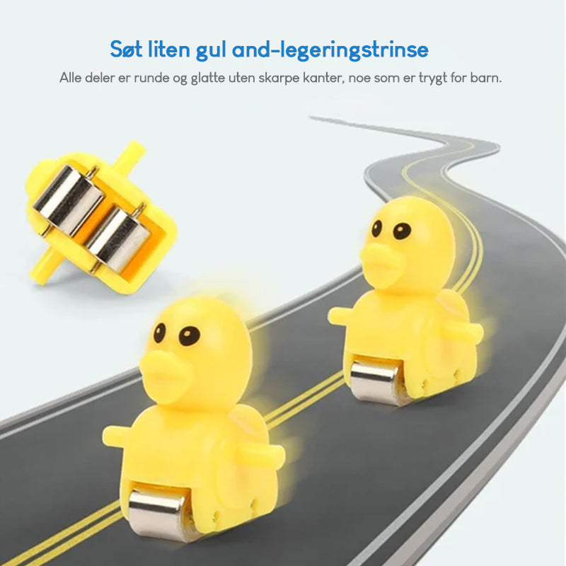 Elektrisk Duck Slide Track med lys og musikk