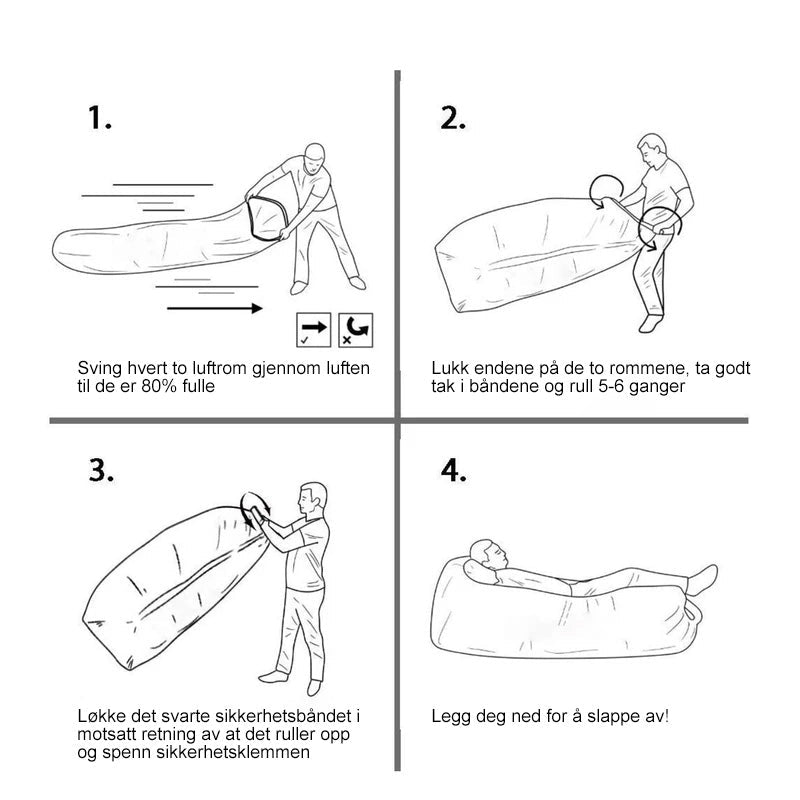 Oppblåsbare lounger - luft sofaen stol sofa posen