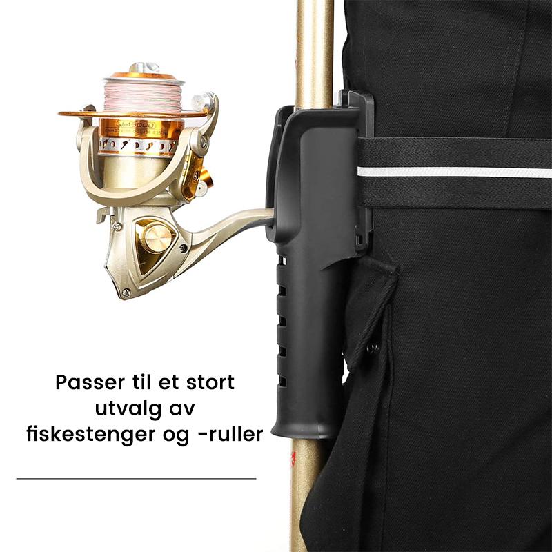 Fiskestangholder til belte