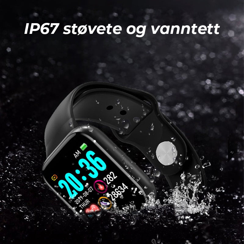 Smart Klokke med Pulsmåler
