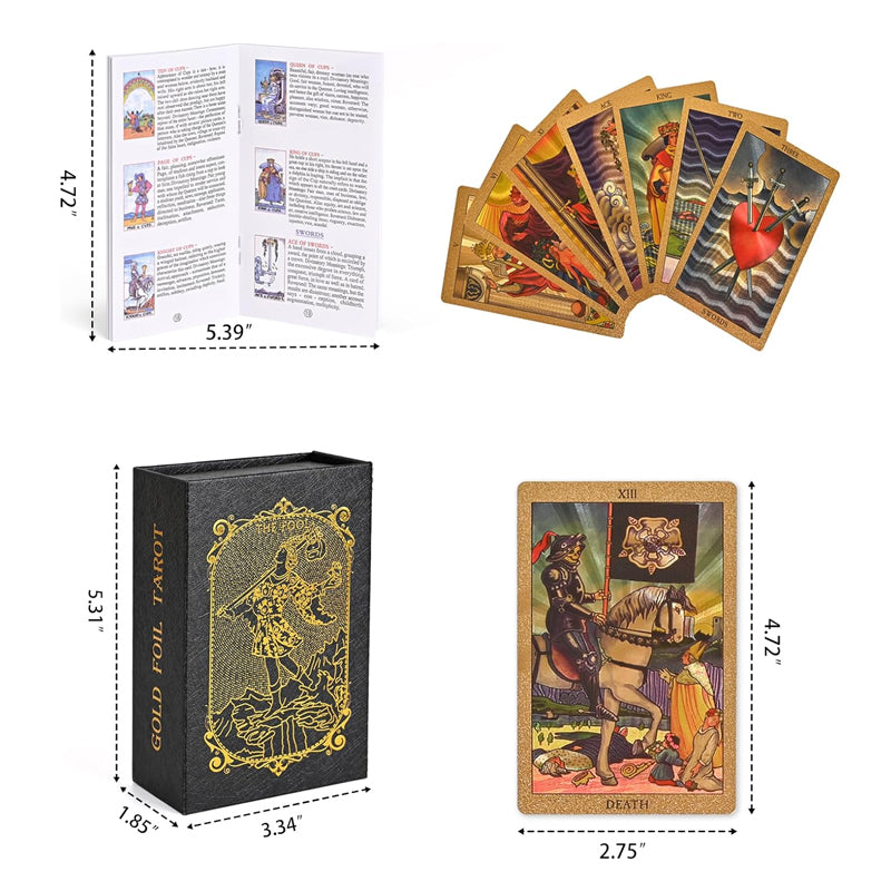Tarot i gullfolie