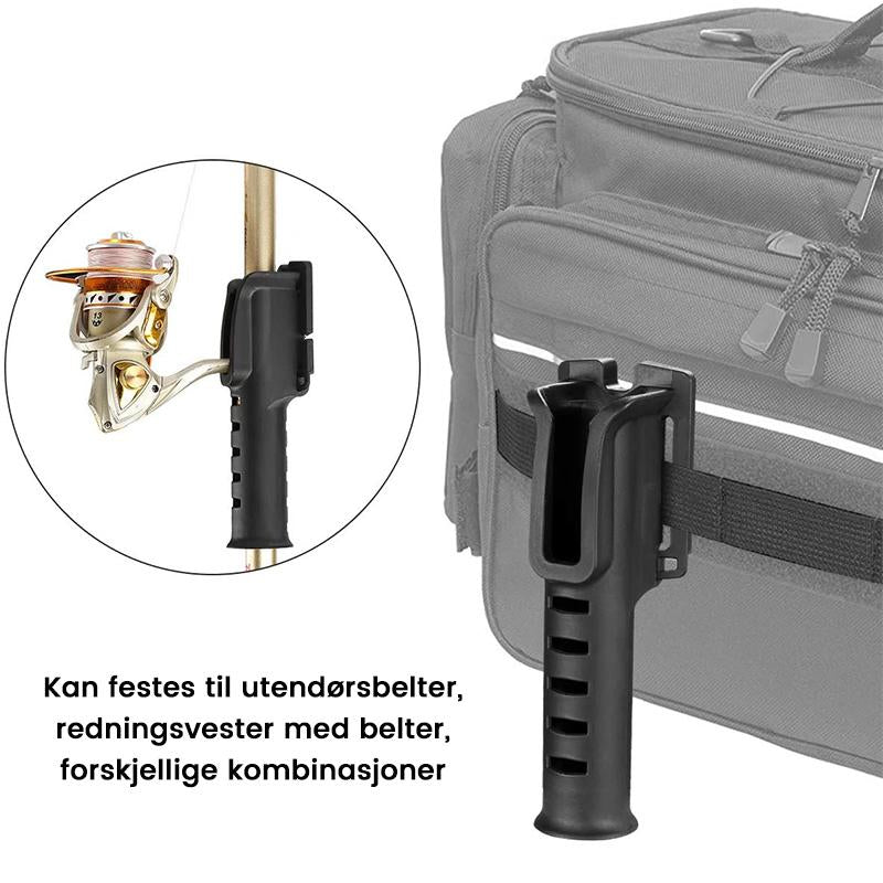 Fiskestangholder til belte