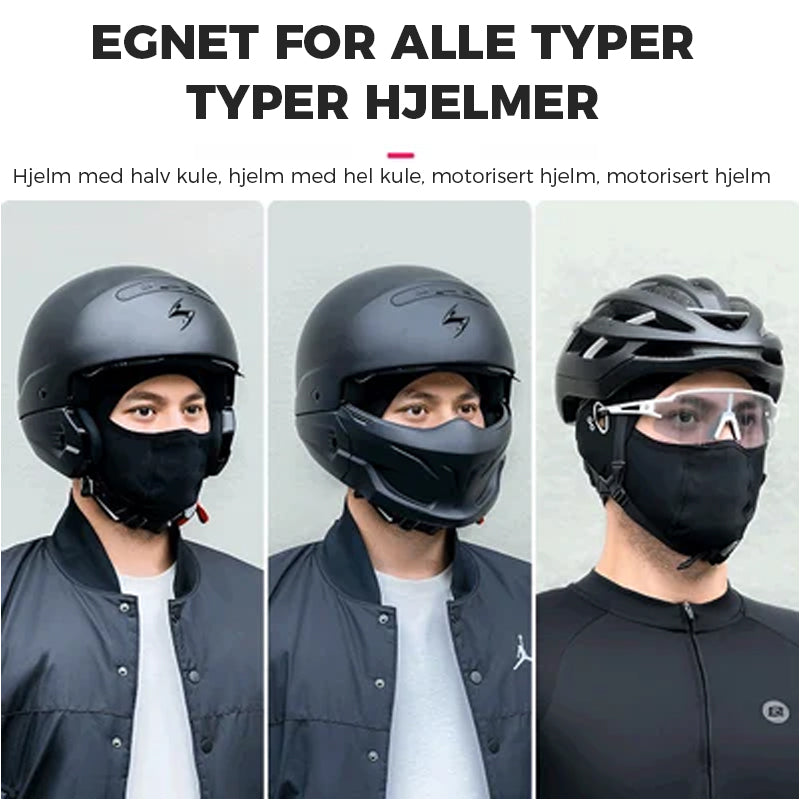 Ice silk face protection cycling hood