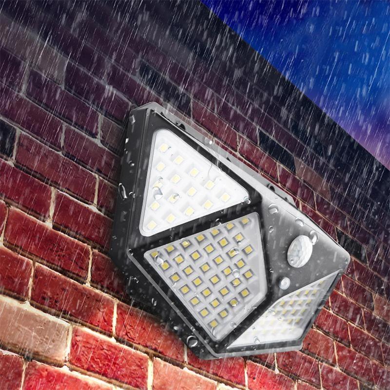 Utendørs Vanntett Solcellelampe med 100 LED