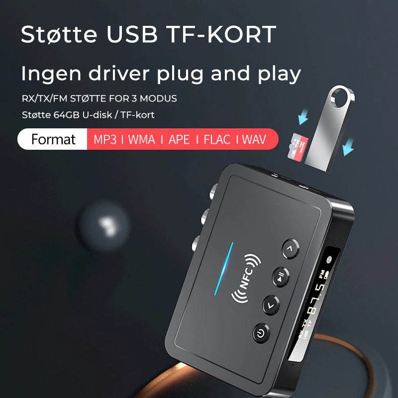 Bluetooth 5.0 sender og mottaker